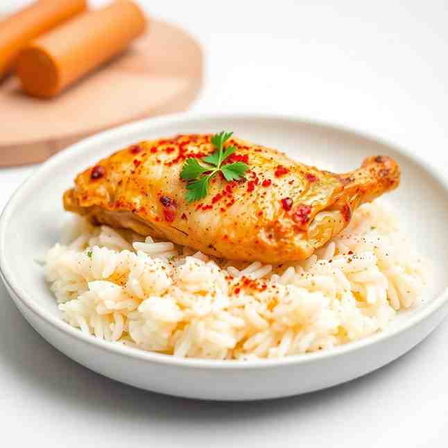 French Chicken Over Rice - Easy One-Pot Riz au Poulet Recipe